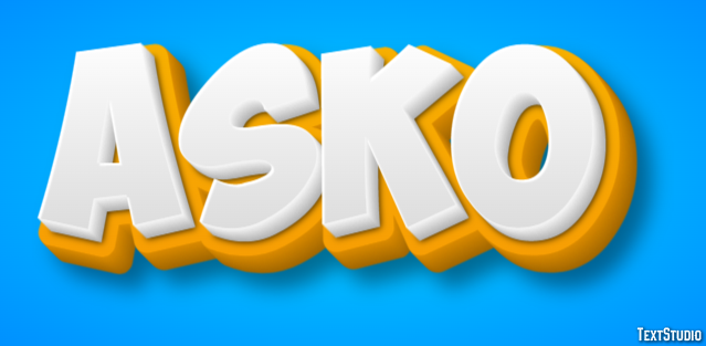 Asko Text Effect