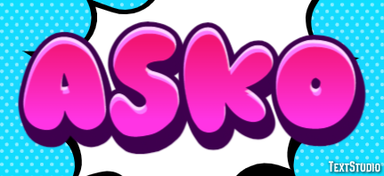Asko Text effect