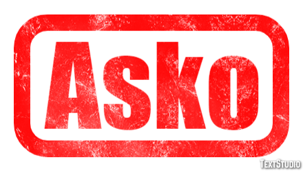 Asko Text effect