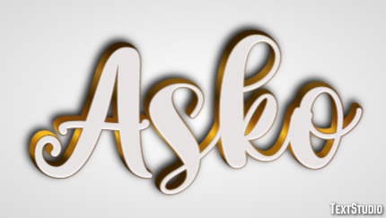 Asko Text effect