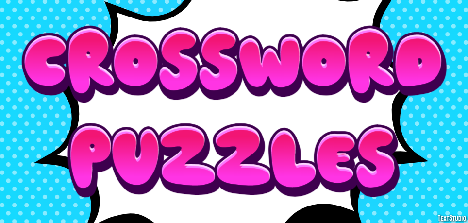 Crossword Puzzles テキスト効果