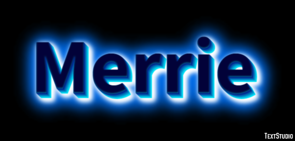 Merrie Tekst Effect