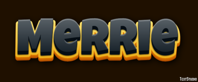 Merrie Tekst Effect
