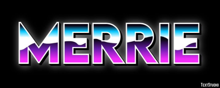 Merrie Tekst Effect
