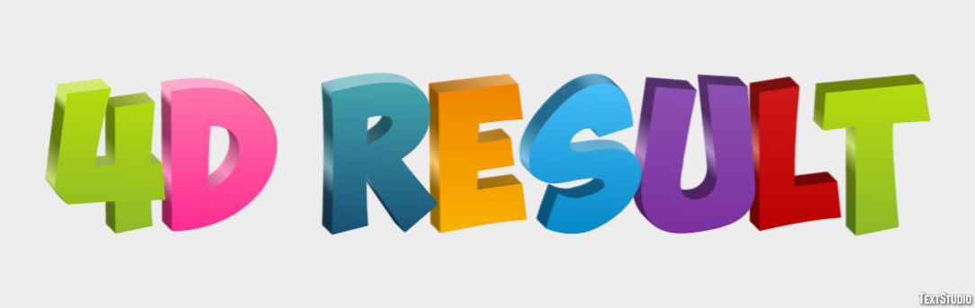 4d Result Text effect