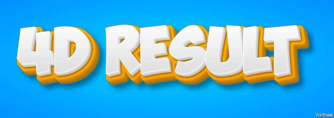 4d Result Tekst Effect