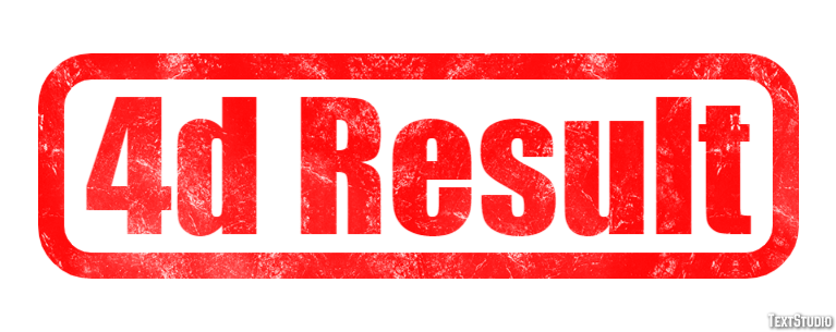 4d Result Text effect