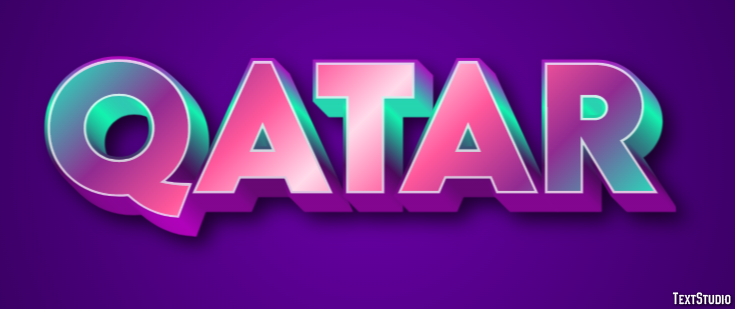 Qatar Efekt tekstowy