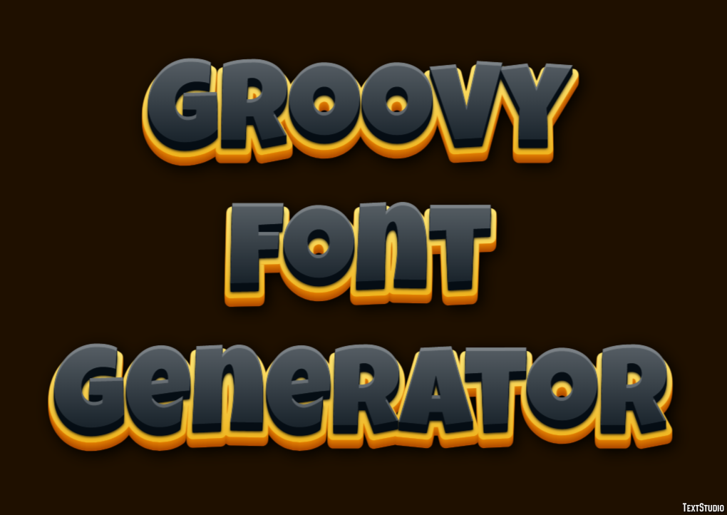 Groovy Font Generator テキスト効果