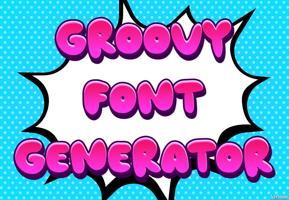 Groovy Font Generator Text Effect