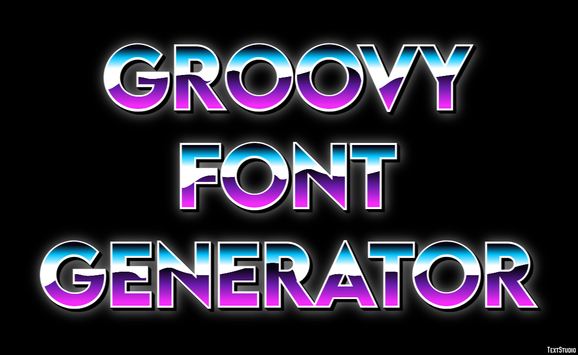 Groovy Font Generator Text Effect