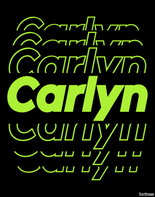 Carlyn Text Effect