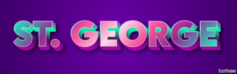 St. George Efekt tekstowy