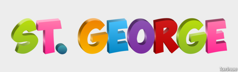 St. George Efekt tekstowy