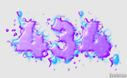 434 Text Effect