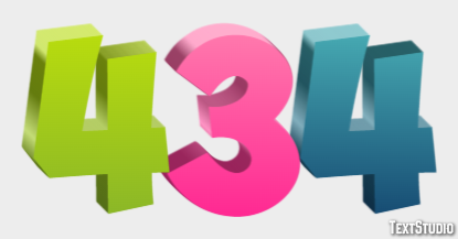 434 Text Effect