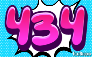 434 Text Effect