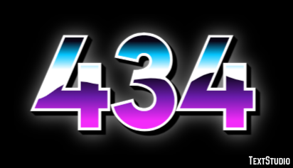 434 Text Effect