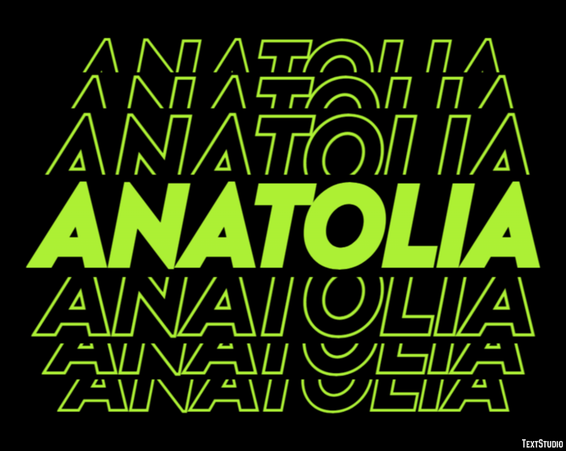 Anatolia Effetto testo