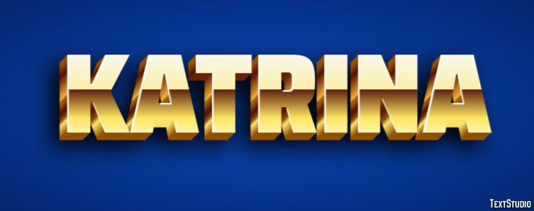Katrina Text effect