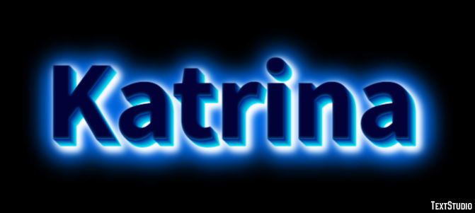 Katrina Text effect