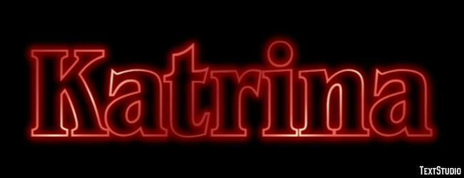 Katrina Text effect