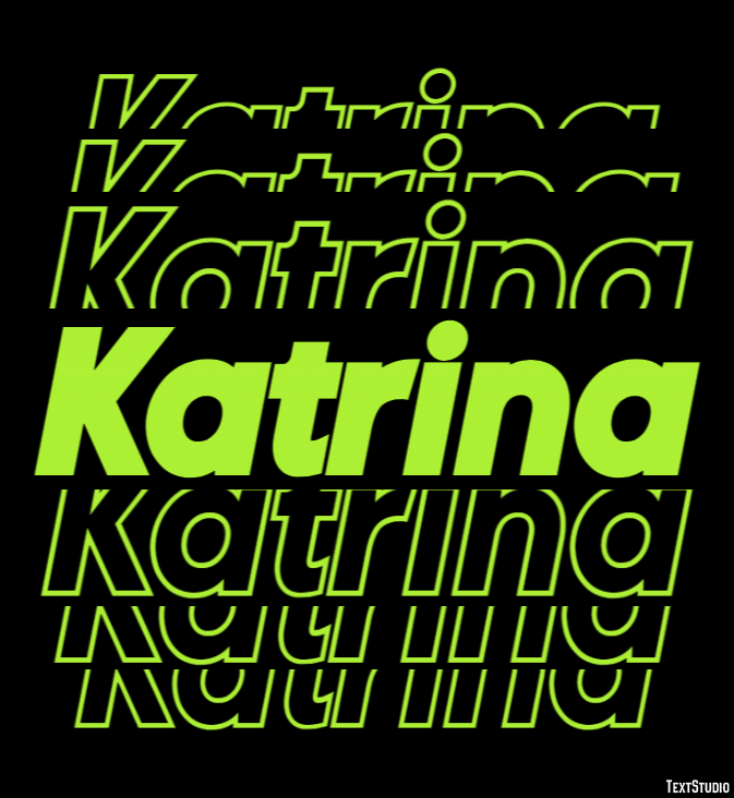 Katrina Text Effect