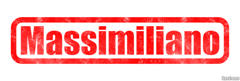 Massimiliano Effetto testo