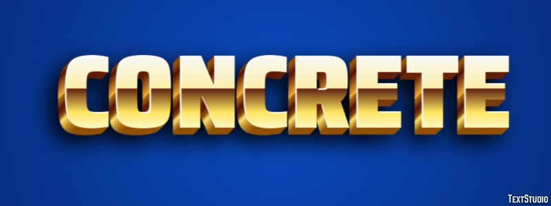 Concrete Text Effect