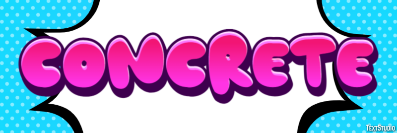 Concrete Text effect