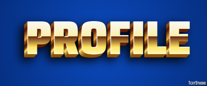 Profile Text Effect