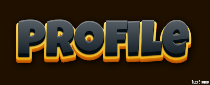 Profile Text Effect