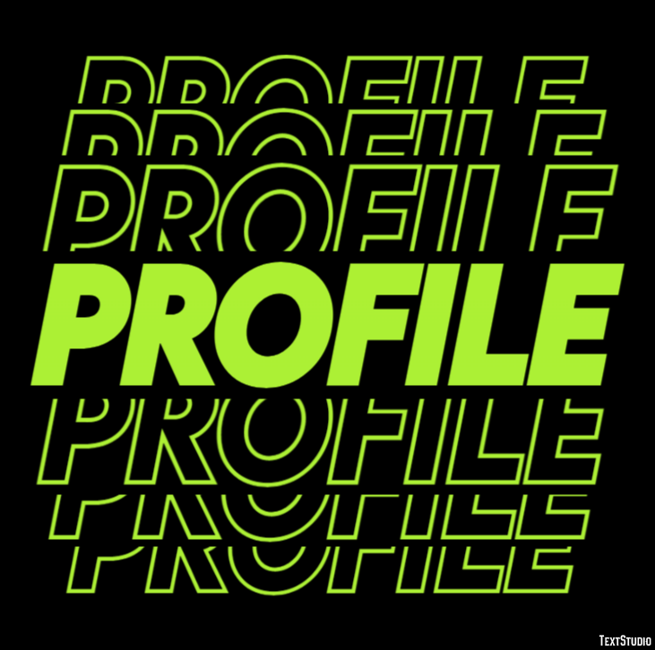 Profile Text Effect
