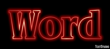 Word Effetto testo