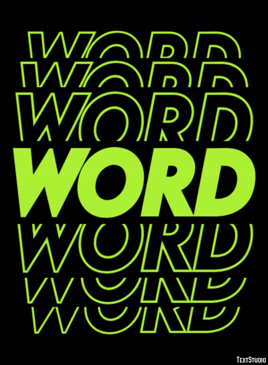 Word Effetto testo