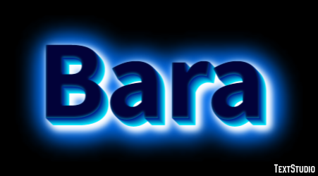 Bara Эффект текста