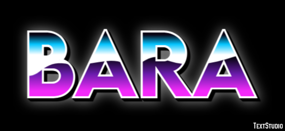Bara テキスト効果