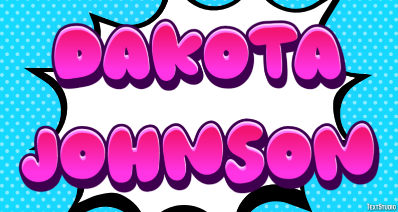 Dakota Johnson Efeito do texto