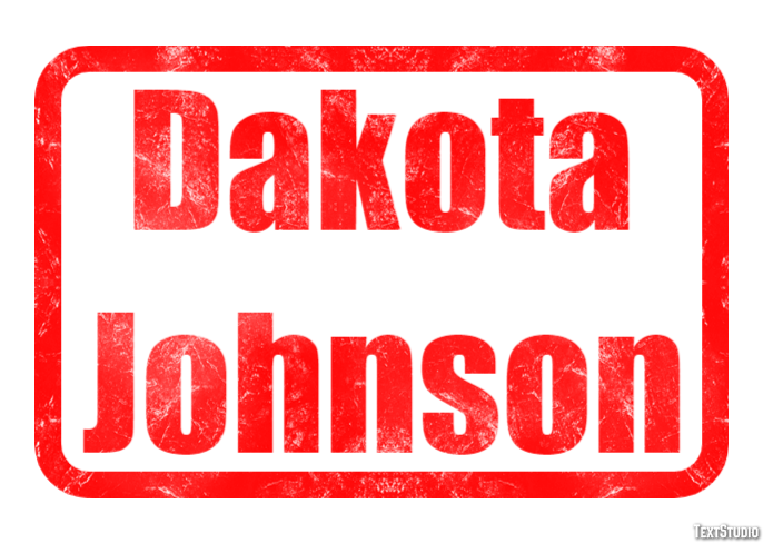 Dakota Johnson Efecto de Texto