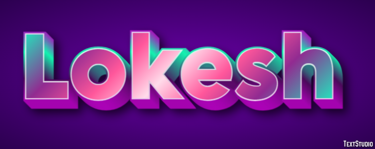 Lokesh Text Effect