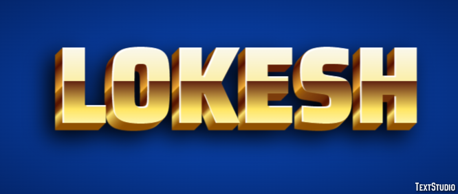Lokesh Text Effect