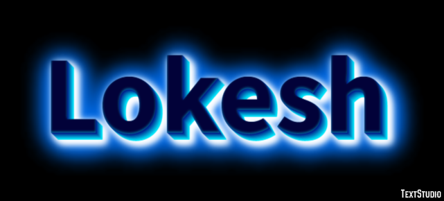 Lokesh Text Effect