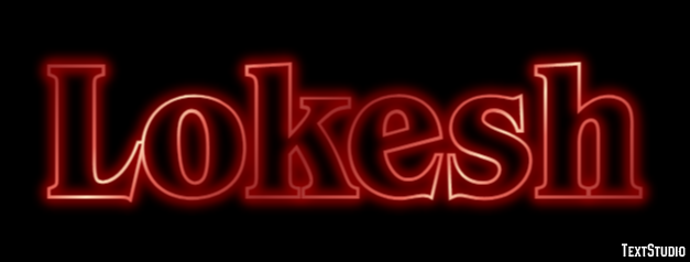 Lokesh Text Effect