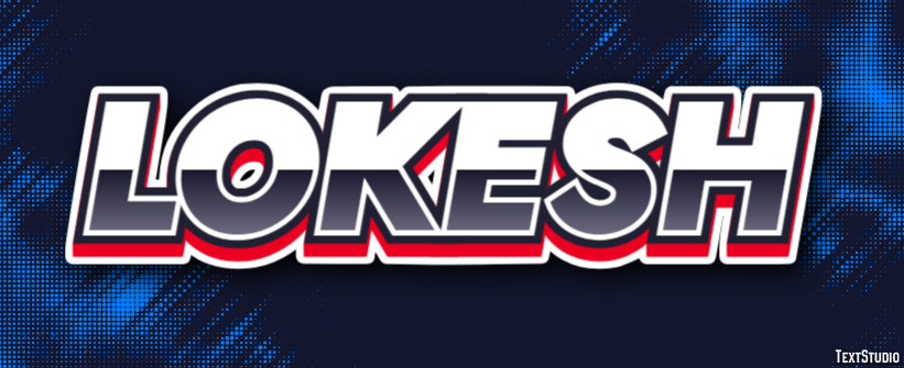 Lokesh Text Effect