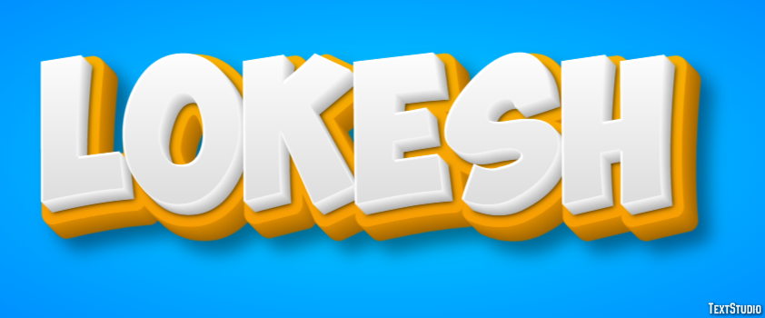Lokesh Text Effect