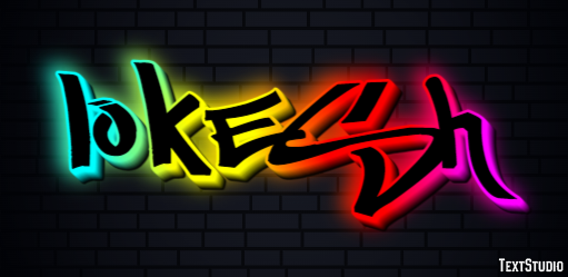 Lokesh Text Effect