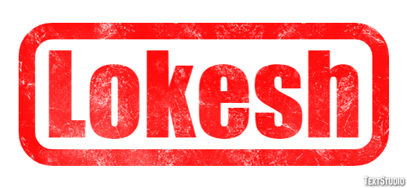 Lokesh Text Effect