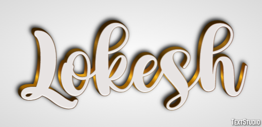 Lokesh Text Effect