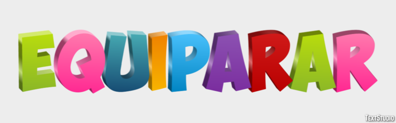 Equiparar Effet de texte