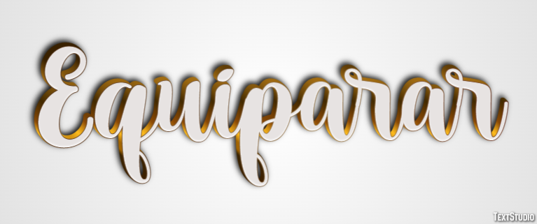 Equiparar Effet de texte